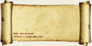 Rafailo Stanojević vizit kartica